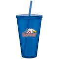 24 Oz. Blue Spirit Tumbler Cup